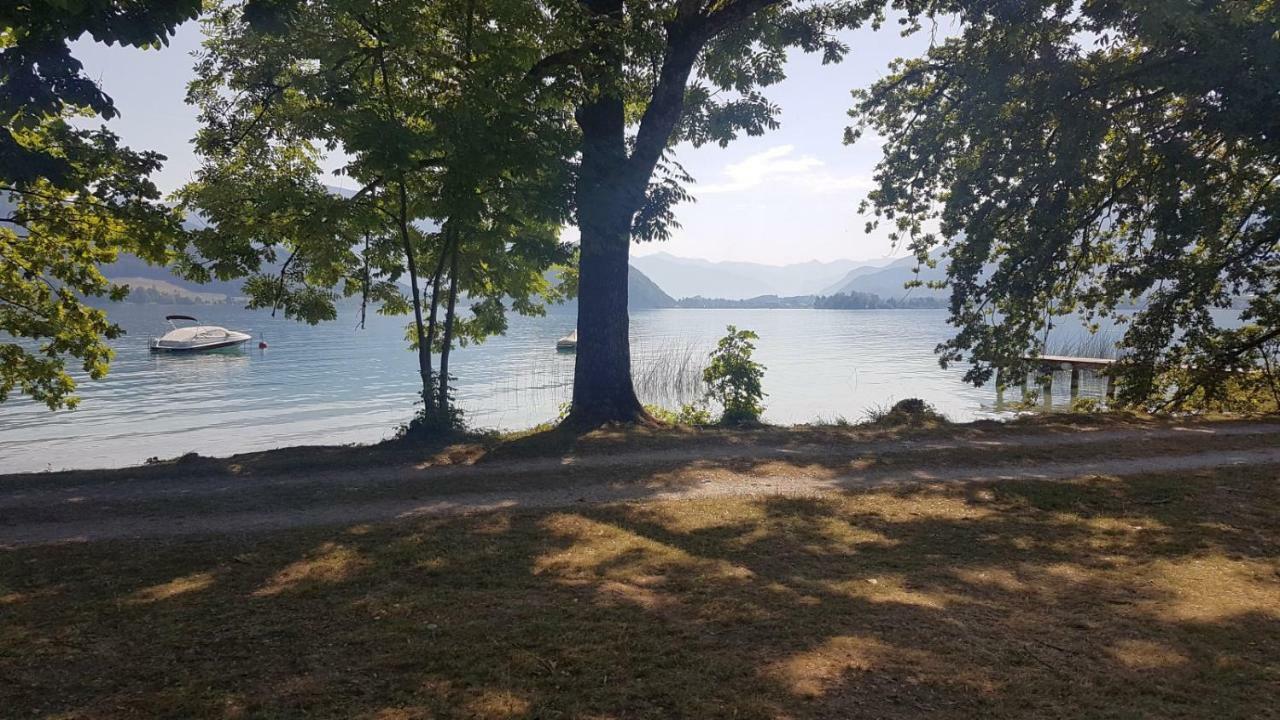 Ferienhaus Grillbauer Abersee Extérieur photo